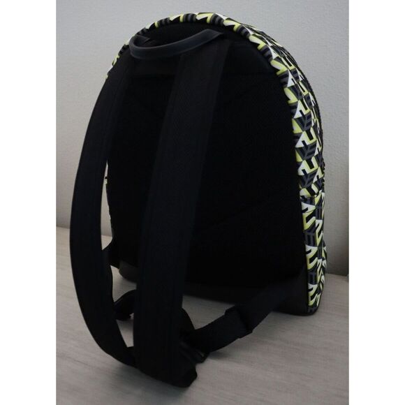 MCM Unisex Medium Size Yellow/Black Cubic Logo Backpack $795 - Picture 2 of 16